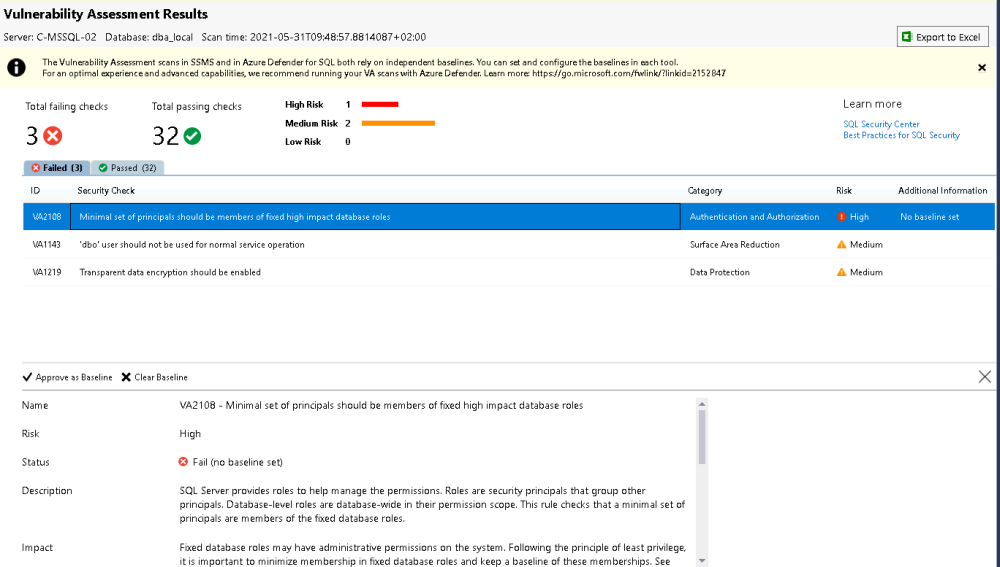 Vulnerabilty Assessment Report Ergebnisse